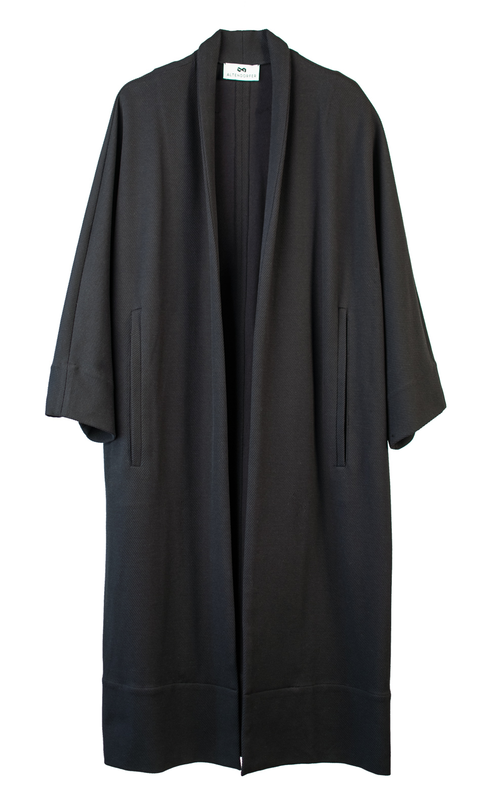 kimono coat black ZINCITE Altendorfer-Studios